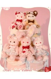 Pearl Doll Cabinet Cupcake Plush Fur Doll Bags(Reservation/Full Payment Without Shipping)